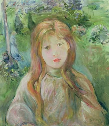 Petite fille à Mesnil, 1892
